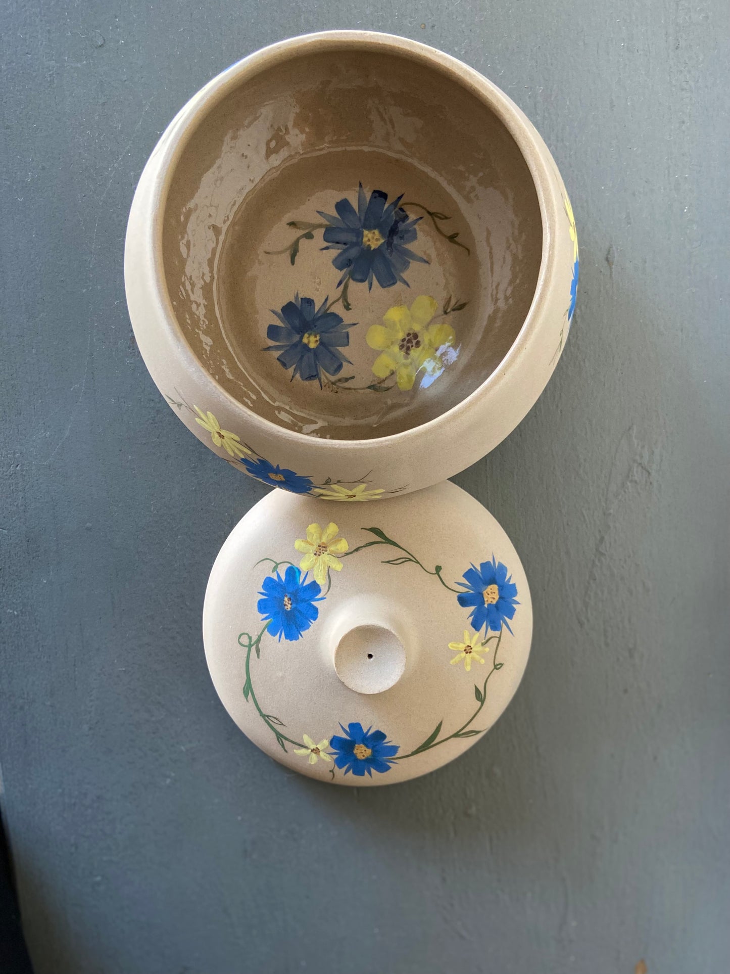Handmade Floral Pot