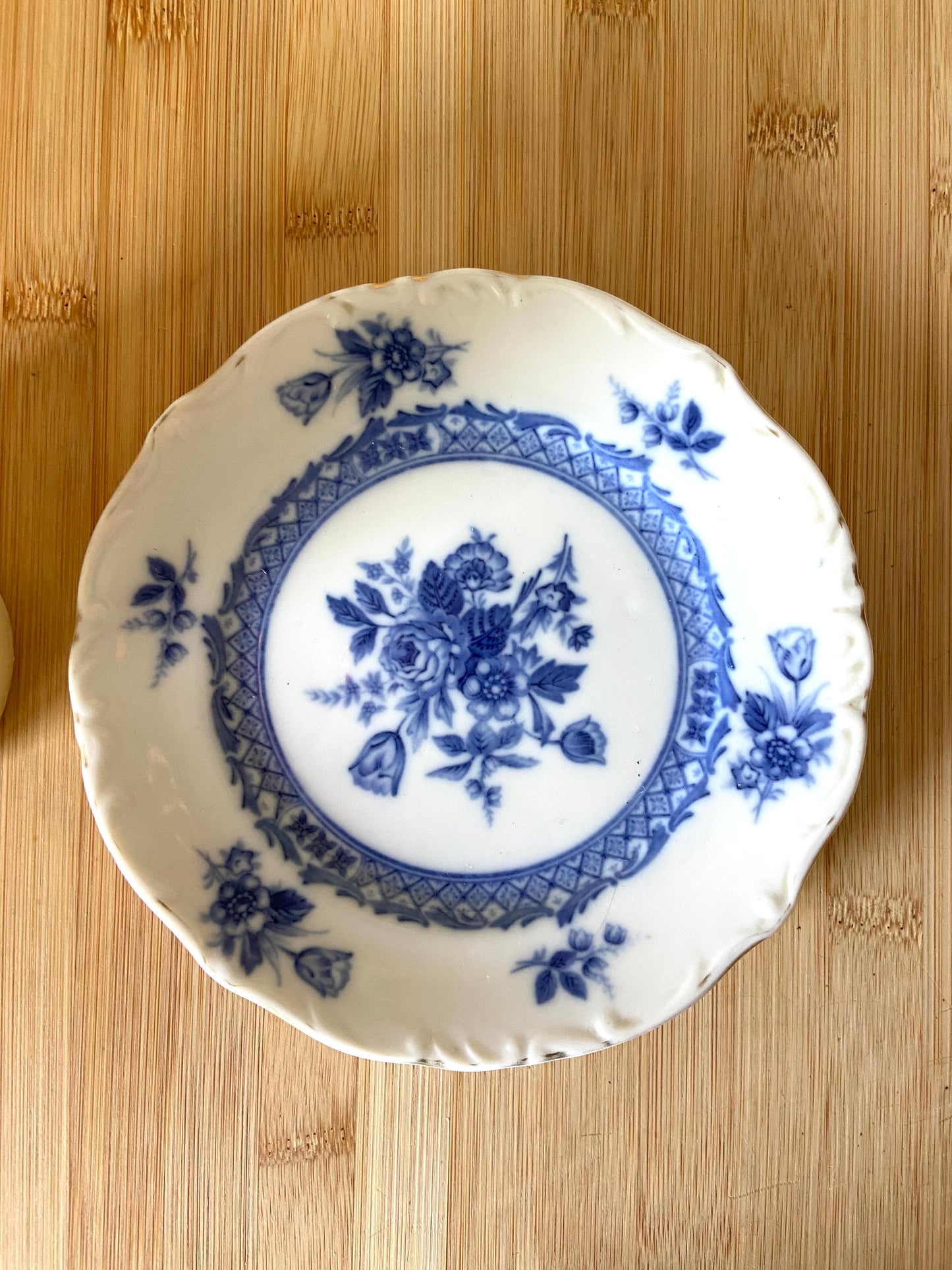 Blue and White Tea Plate