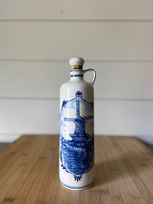 Vintage Delft Brandy Decanter