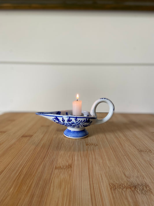 Delft Candle Holder