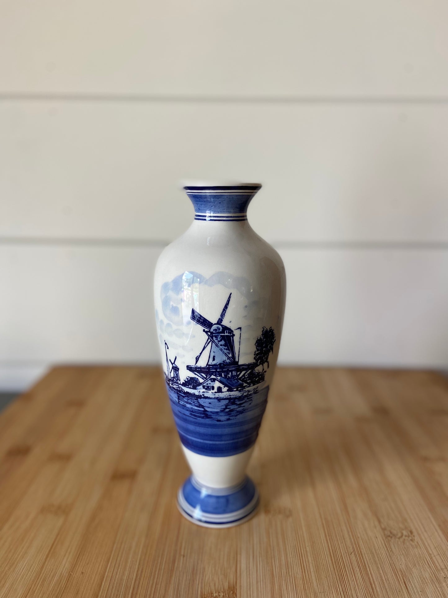 Delft Tall Vase