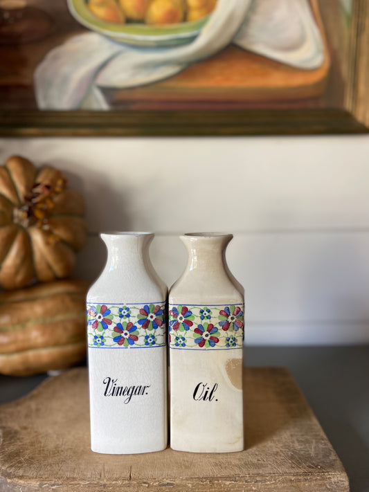 Vintage Oil and Vinegar Set