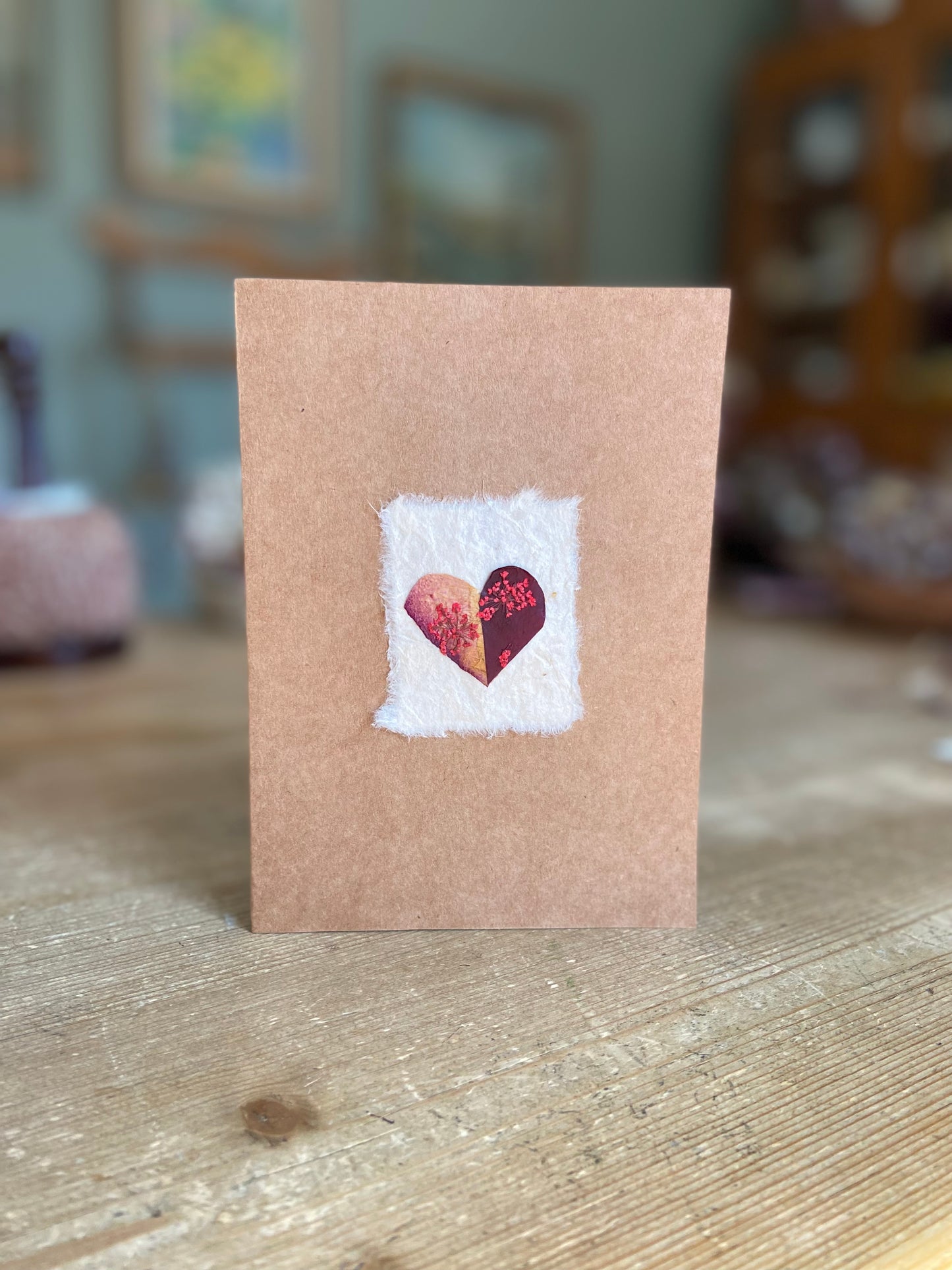 Handmade Pressed Flower Cards (Valentine's Day Edition)
