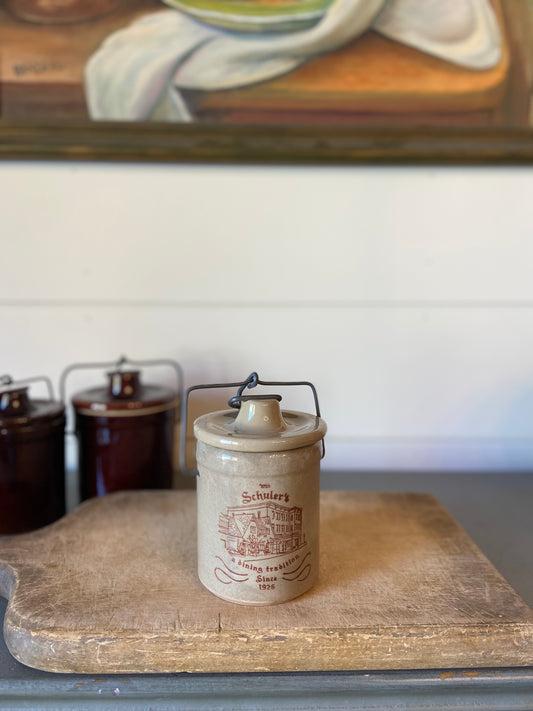 Vintage Schuler's Canning Jar