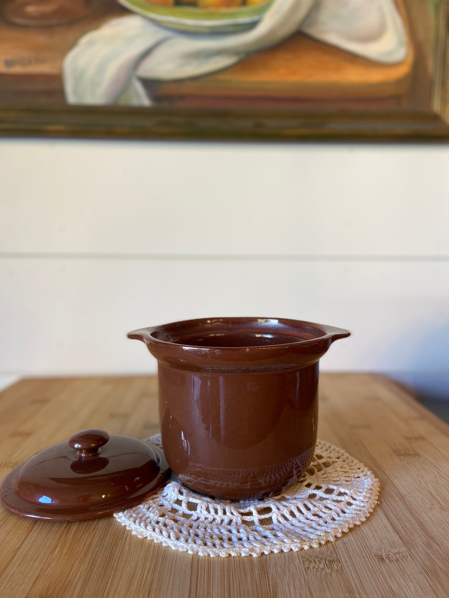 Brown Bean Pot