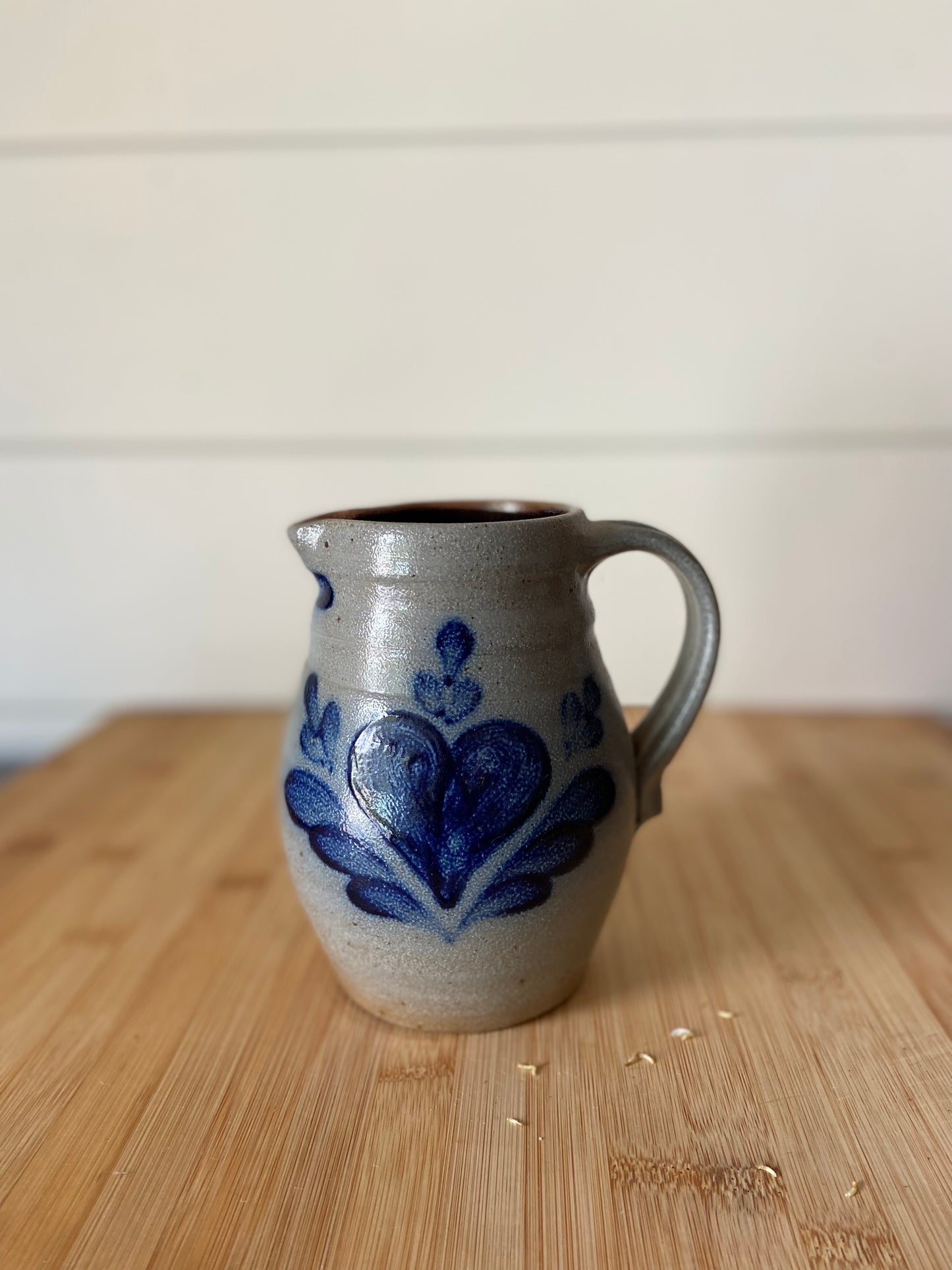 Rowe Pottery Blue Gray Vase/Pitcher