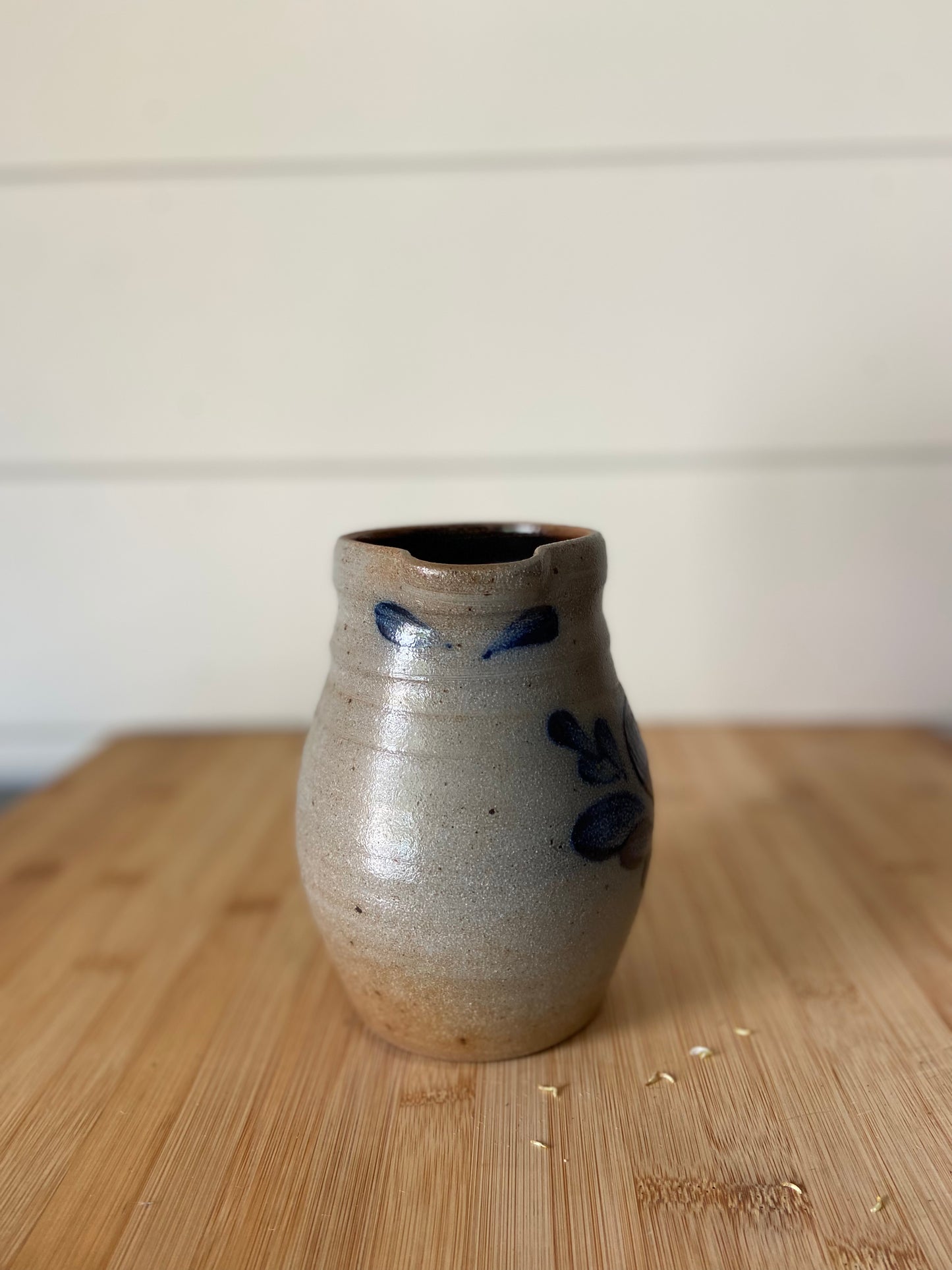 Rowe Pottery Blue Gray Vase/Pitcher